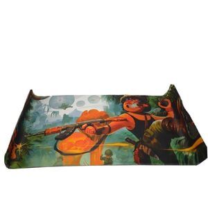 Extra Large Gaming Mousepad Big enough to put keyboard and mouse on war scene
